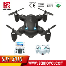 Wholesale Mini Pocket Drone X31C Foldable RC Drone with Headless wifi hd camera fpv quadcopter